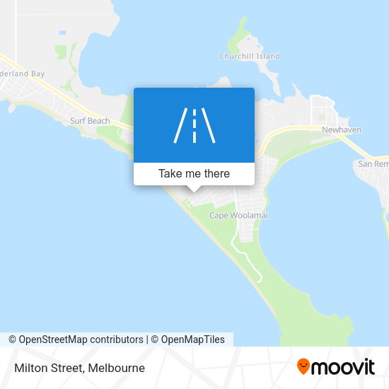 Milton Street map