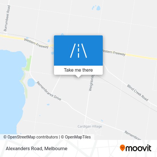 Alexanders Road map