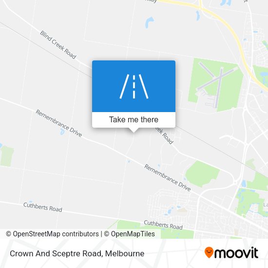 Crown And Sceptre Road map