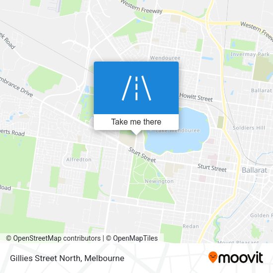 Gillies Street North map