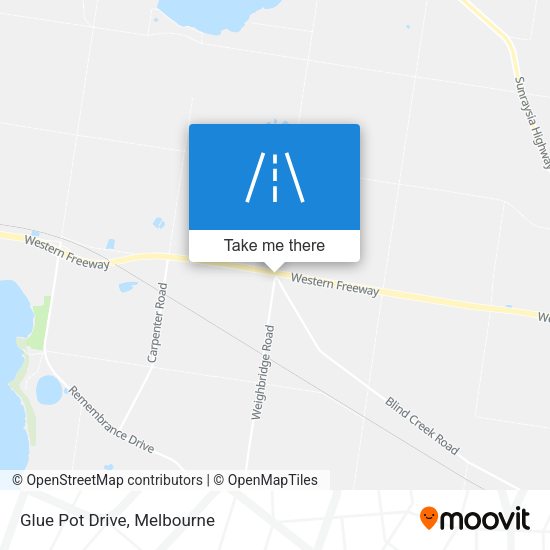 Glue Pot Drive map