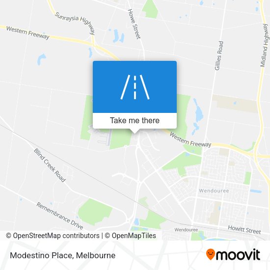 Modestino Place map