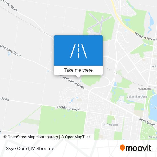 Skye Court map