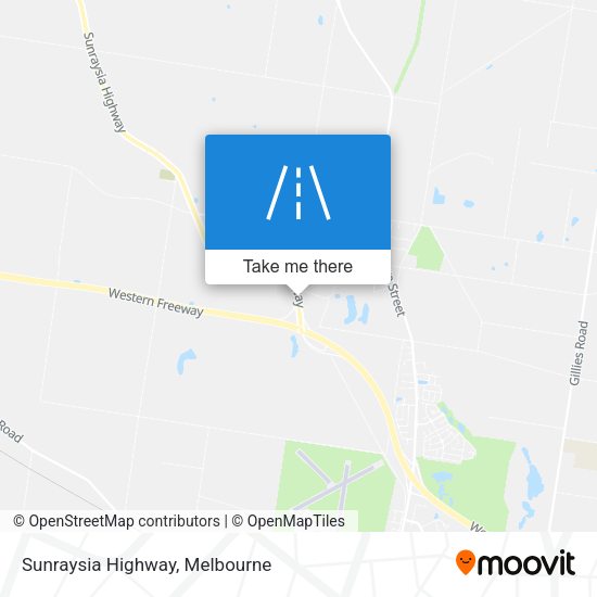 Sunraysia Highway map