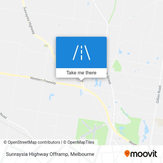 Sunraysia Highway Offramp map