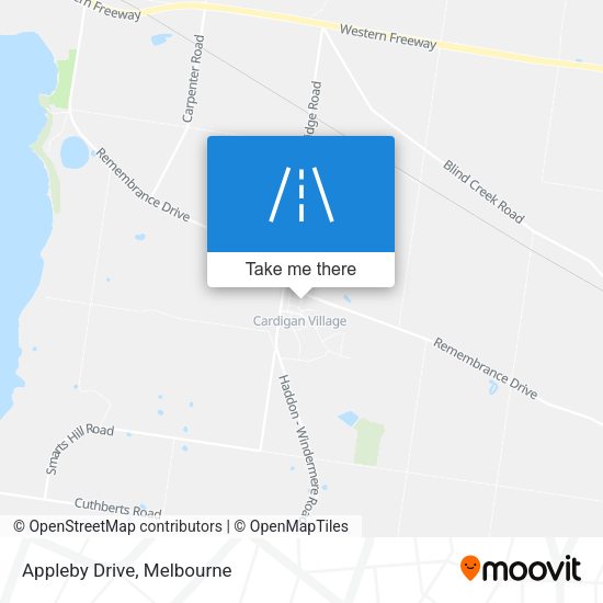 Appleby Drive map