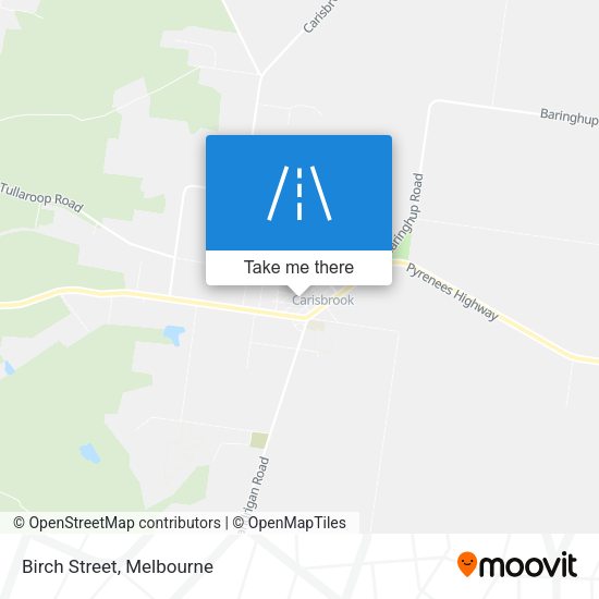 Birch Street map