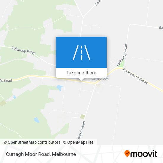 Curragh Moor Road map