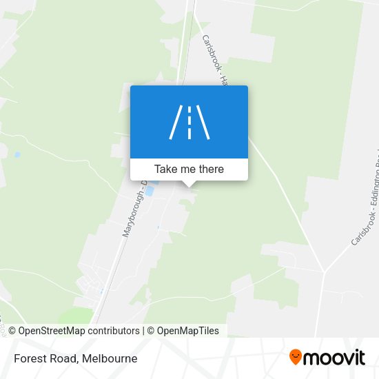 Forest Road map