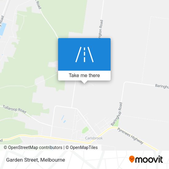 Garden Street map
