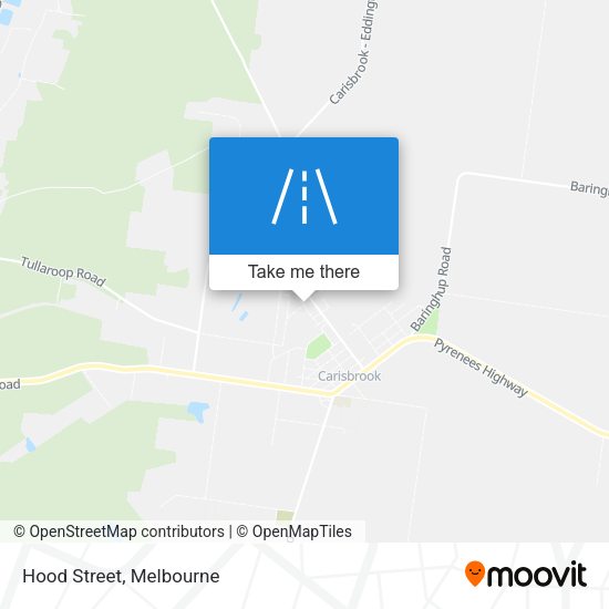 Hood Street map