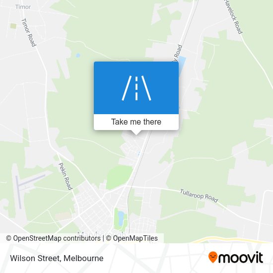 Wilson Street map