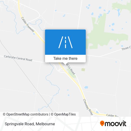 Springvale Road map