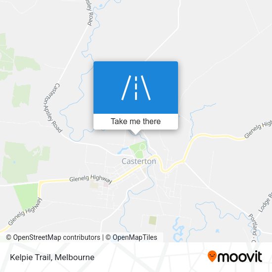 Kelpie Trail map