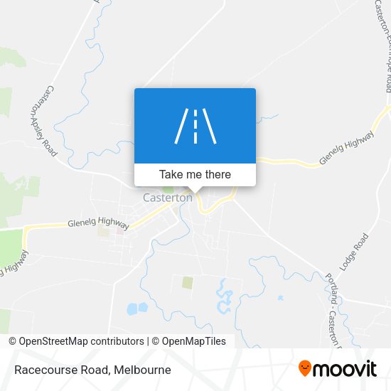 Racecourse Road map