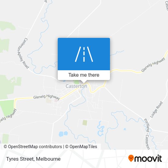 Tyres Street map