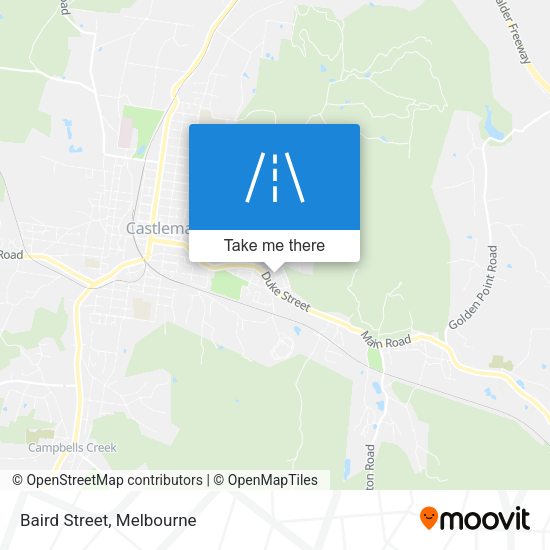 Baird Street map