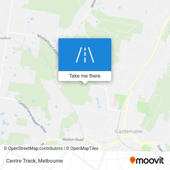 Centre Track map