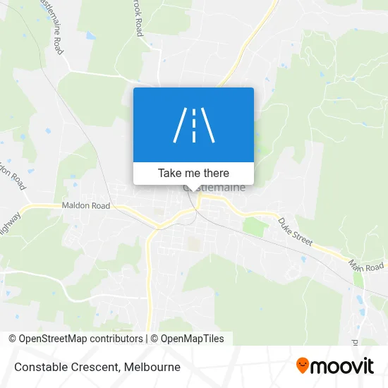 Mapa Constable Crescent