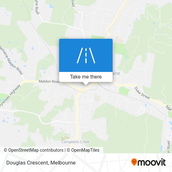 Douglas Crescent map