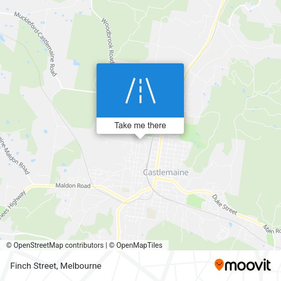 Finch Street map