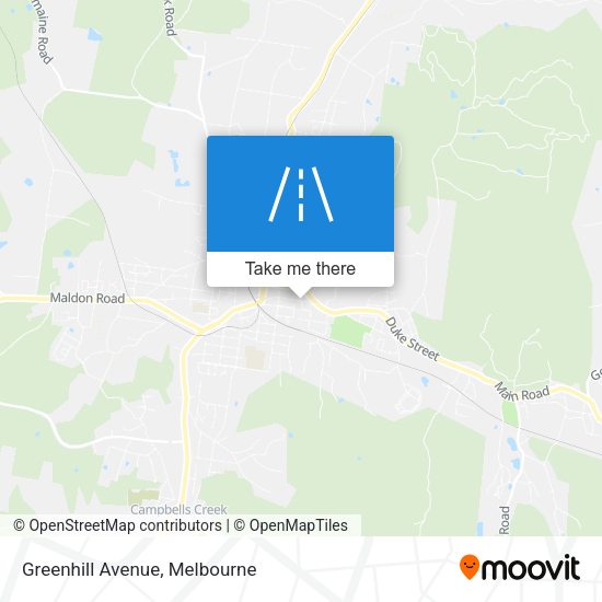 Greenhill Avenue map
