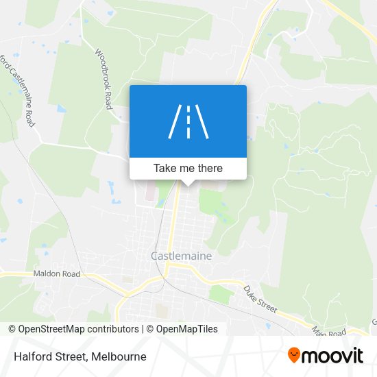 Halford Street map