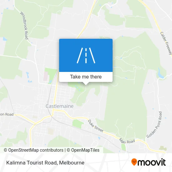 Kalimna Tourist Road map