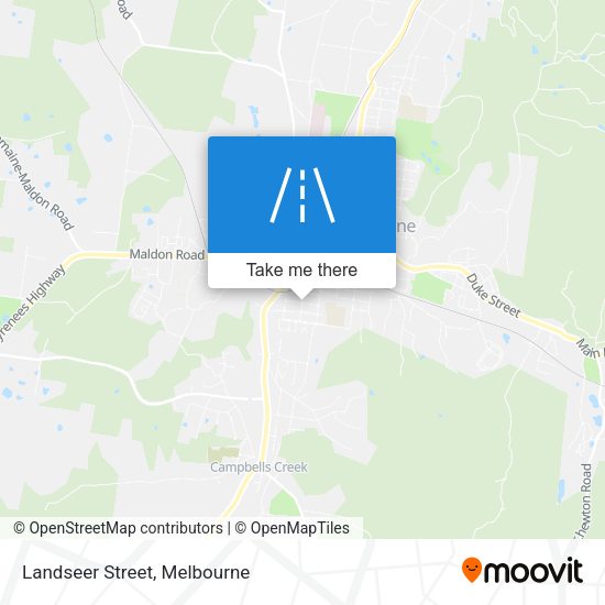 Landseer Street map
