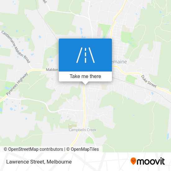 Lawrence Street map