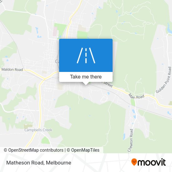 Matheson Road map