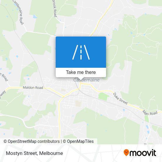 Mostyn Street map