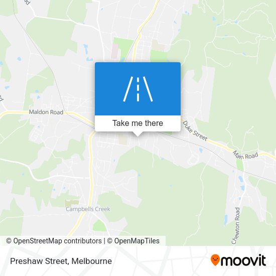 Preshaw Street map