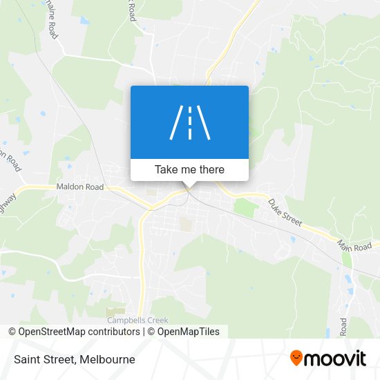 Saint Street map