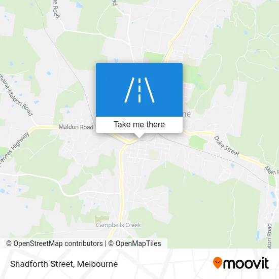 Mapa Shadforth Street