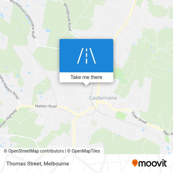 Thomas Street map