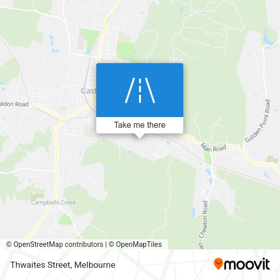 Thwaites Street map