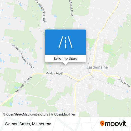 Watson Street map