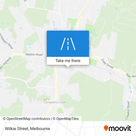Wilkie Street map