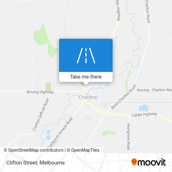 Clifton Street map