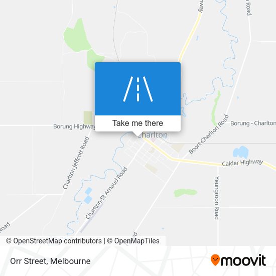 Orr Street map