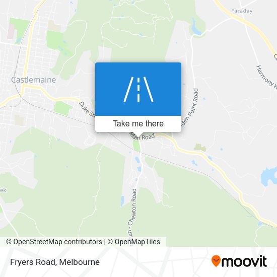 Fryers Road map