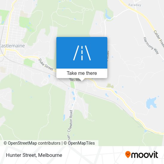 Hunter Street map