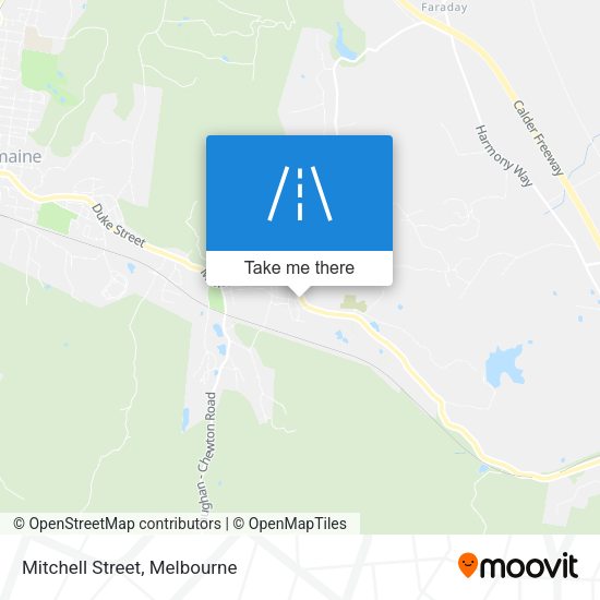 Mitchell Street map