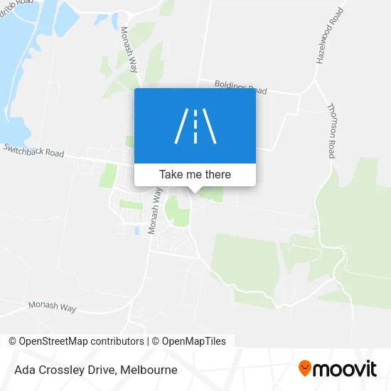 Ada Crossley Drive map