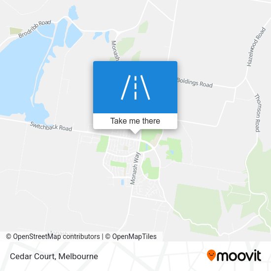 Cedar Court map
