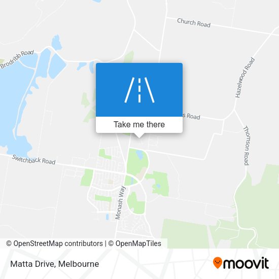 Matta Drive map