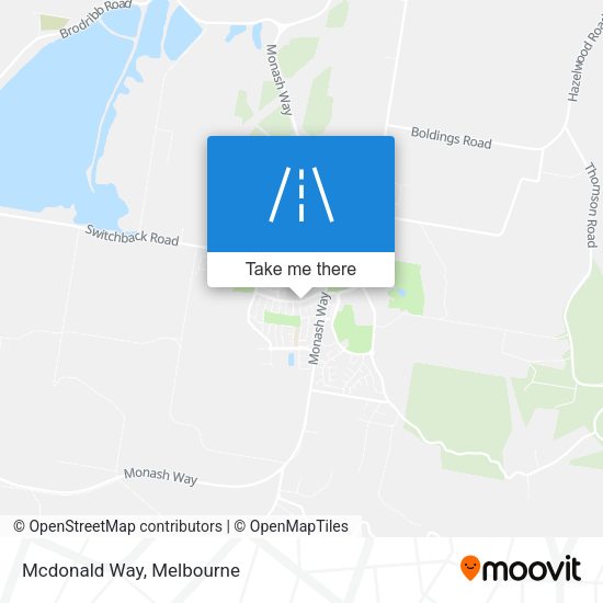 Mcdonald Way map