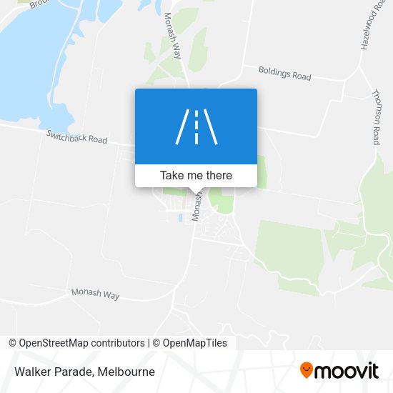 Walker Parade map