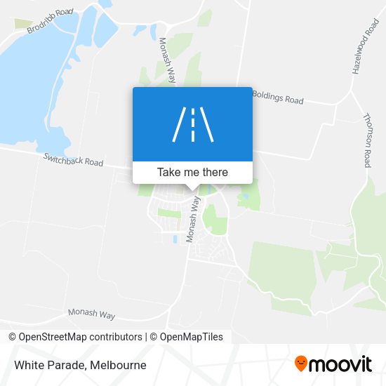 White Parade map